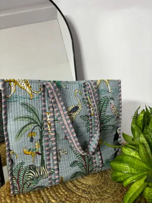 Handcrafted Reversible Tote Bag