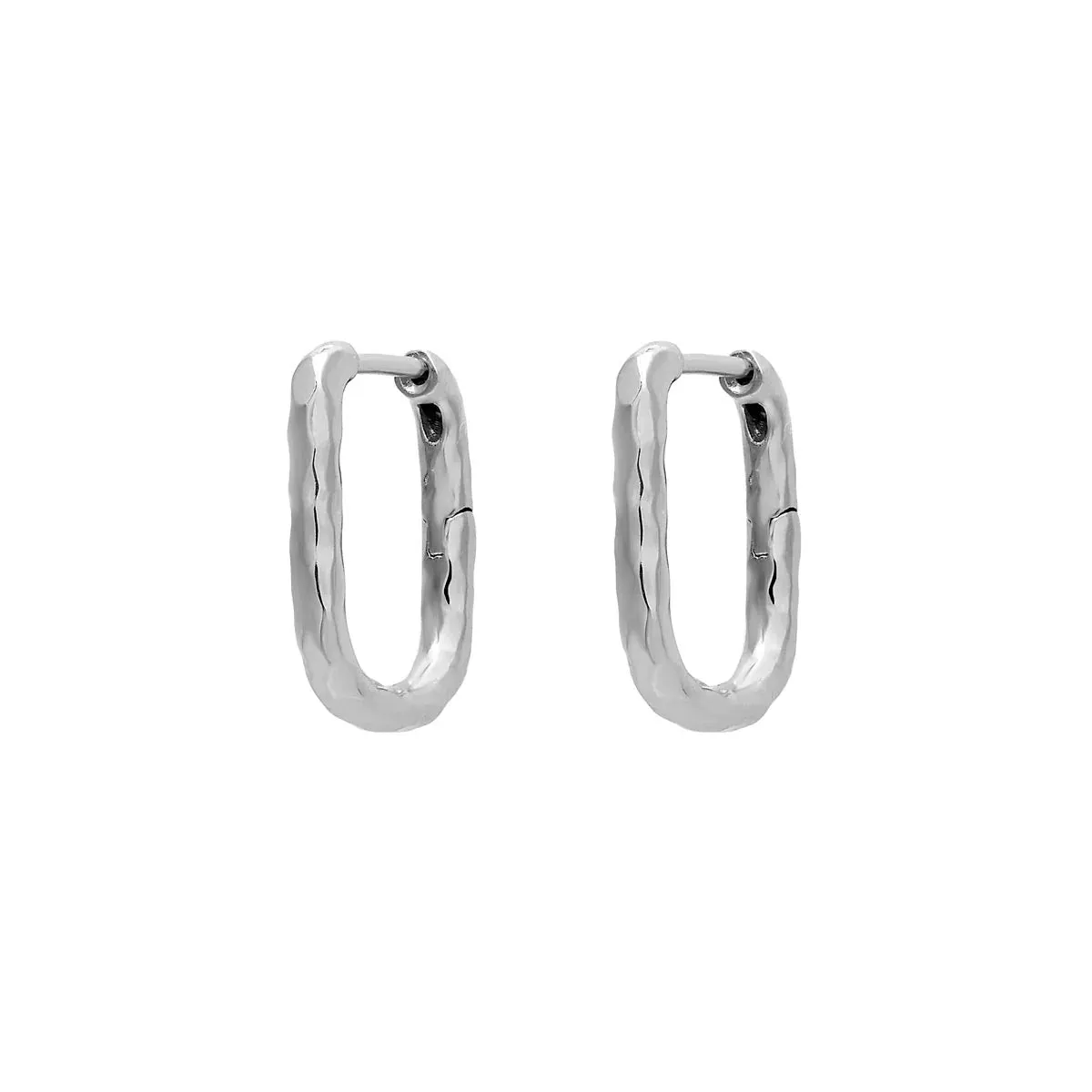 Harmony Textured Huggies Silver