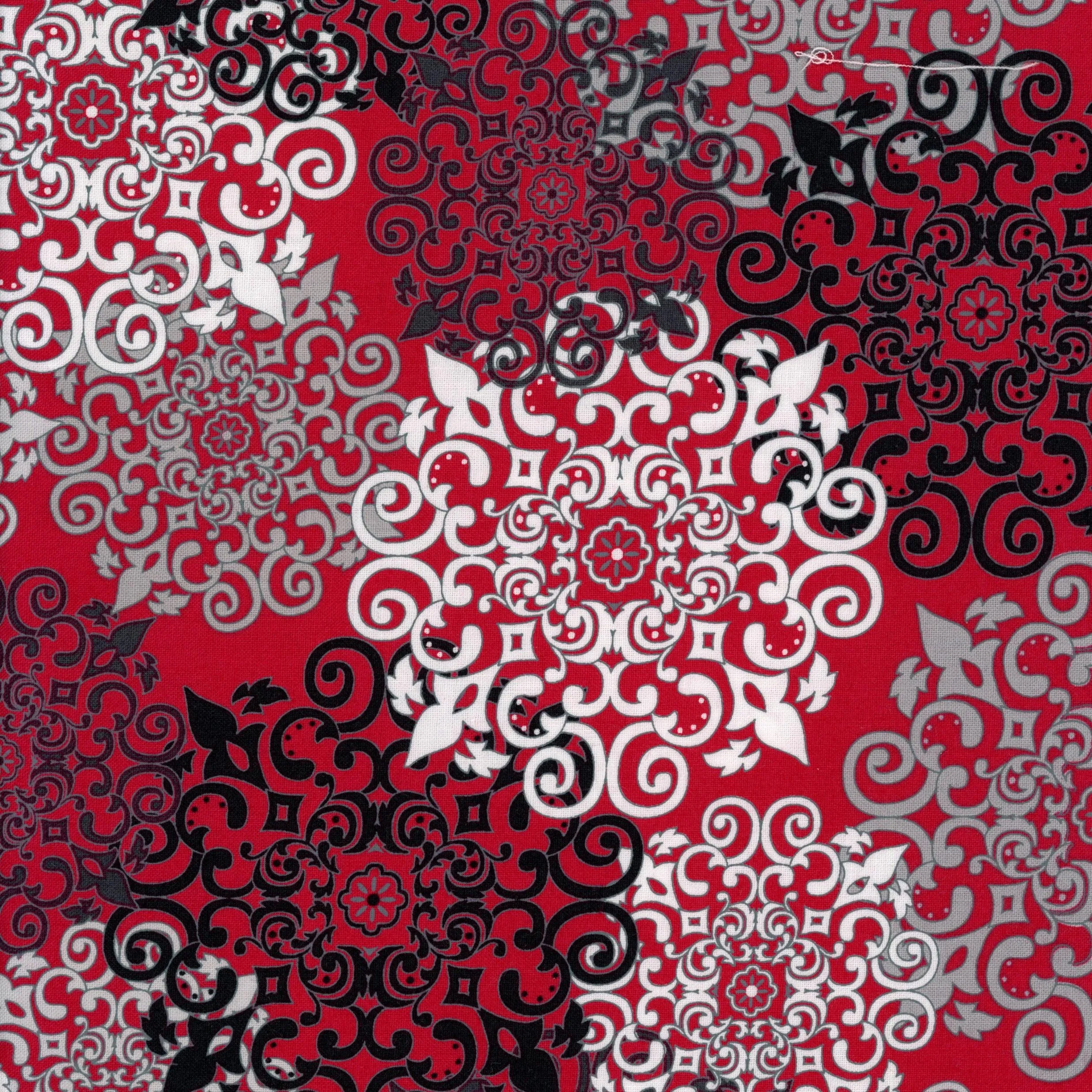 Henry Glass & Co Colour Principle Black, White & Currant 4
