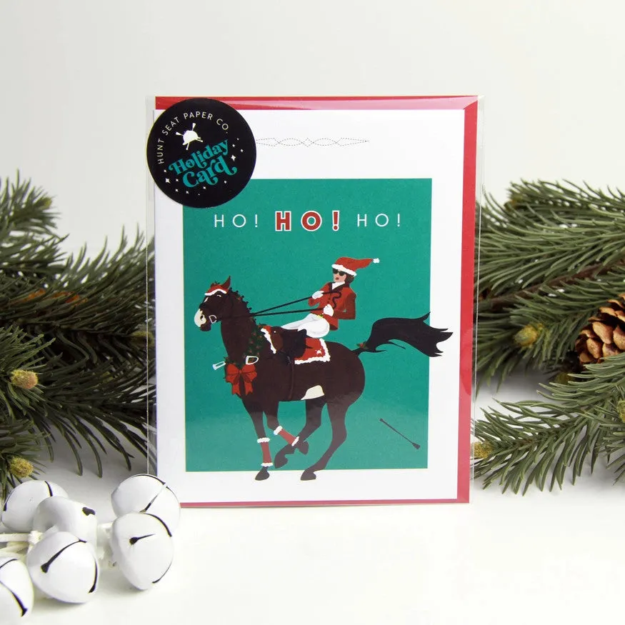 Hunt Seat Paper Co Ho! Ho! Ho! Christmas Card