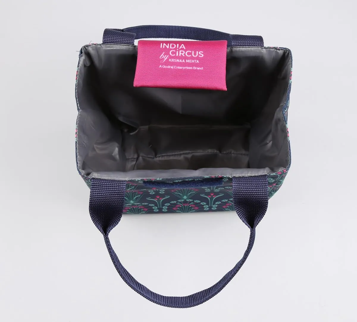 India Cicus by Krsnaa Mehta Dichasial Charm Lunch Bag for Office Women & Men | Printed Hot/Cold Tiffin Box & Bottle Travel Carry Bag | for School Picnic & School | Ideal for Gifting