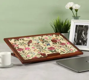 India Circus by Krsnaa Mehta Bird Land Multipurpose Laptop Table Desk for Study and Reading with Foldable and Portable Legs