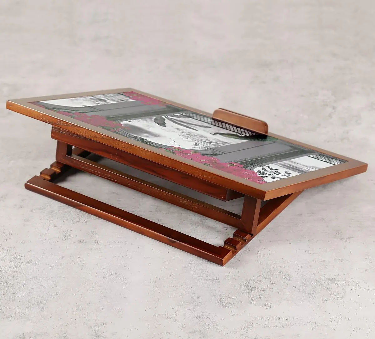 India Circus by Krsnaa Mehta Royal Hues Multipurpose Laptop Table Desk for Study and Reading with Foldable and Portable Legs