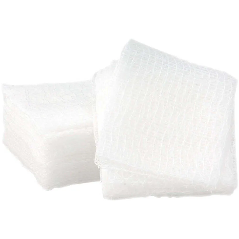 Intrinsics 12-Ply Gauze Pads - Petite - 2" X 2" - Med-Esthetic&reg; 100% Naturelle Cotton / 200 Count per Resealable Bag X 25 Bags = Case of 5,000 12-Ply Gauze Pads