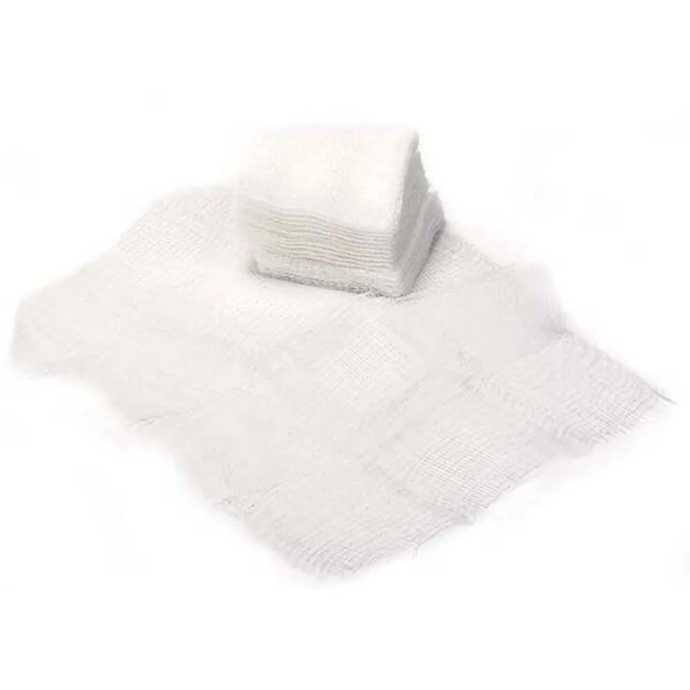 Intrinsics 12-Ply Gauze Pads - Petite - 2" X 2" - Med-Esthetic&reg; 100% Naturelle Cotton / 200 Count per Resealable Bag X 25 Bags = Case of 5,000 12-Ply Gauze Pads