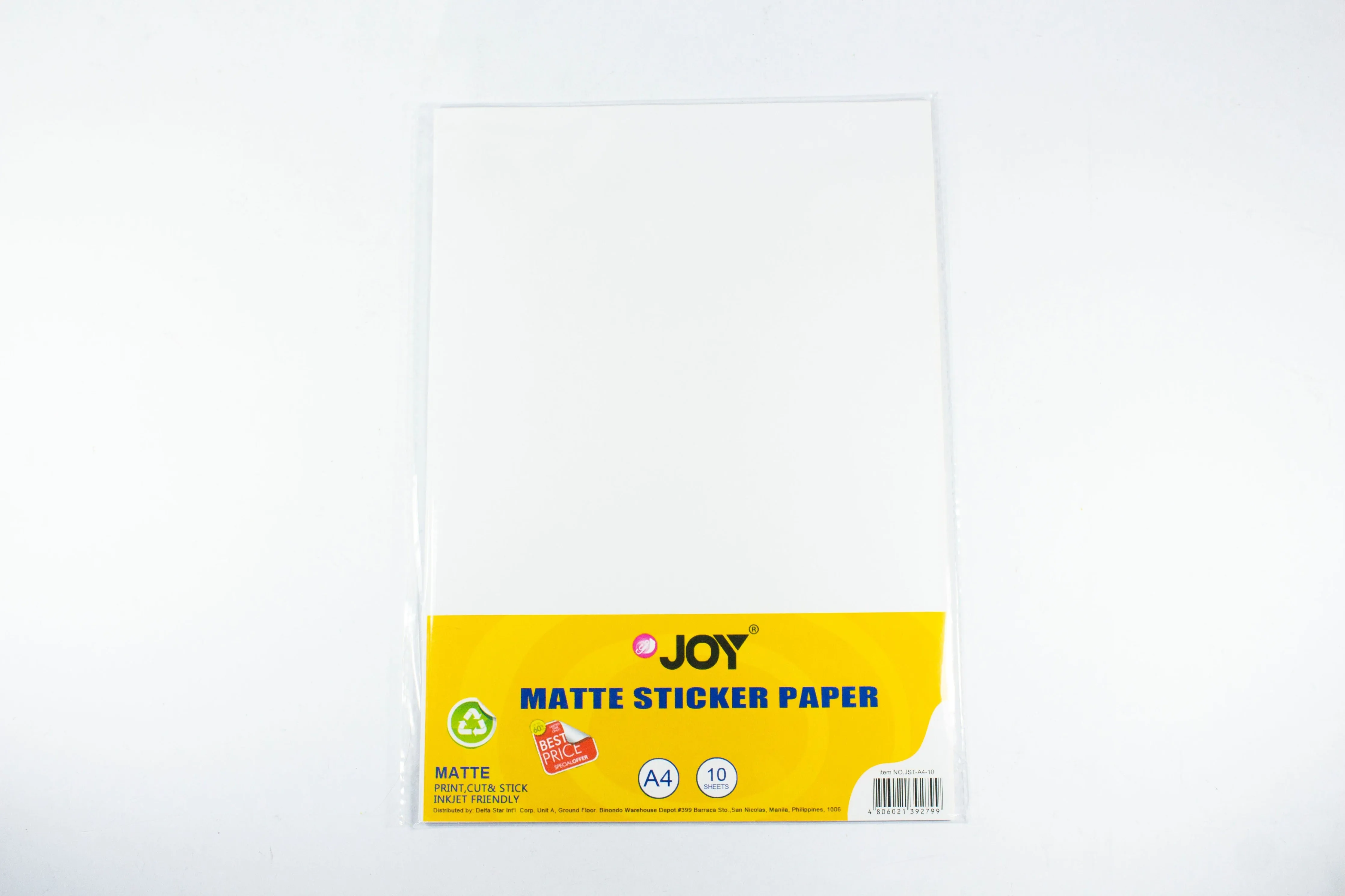 Joy Sticker Paper A4 | 20Pack