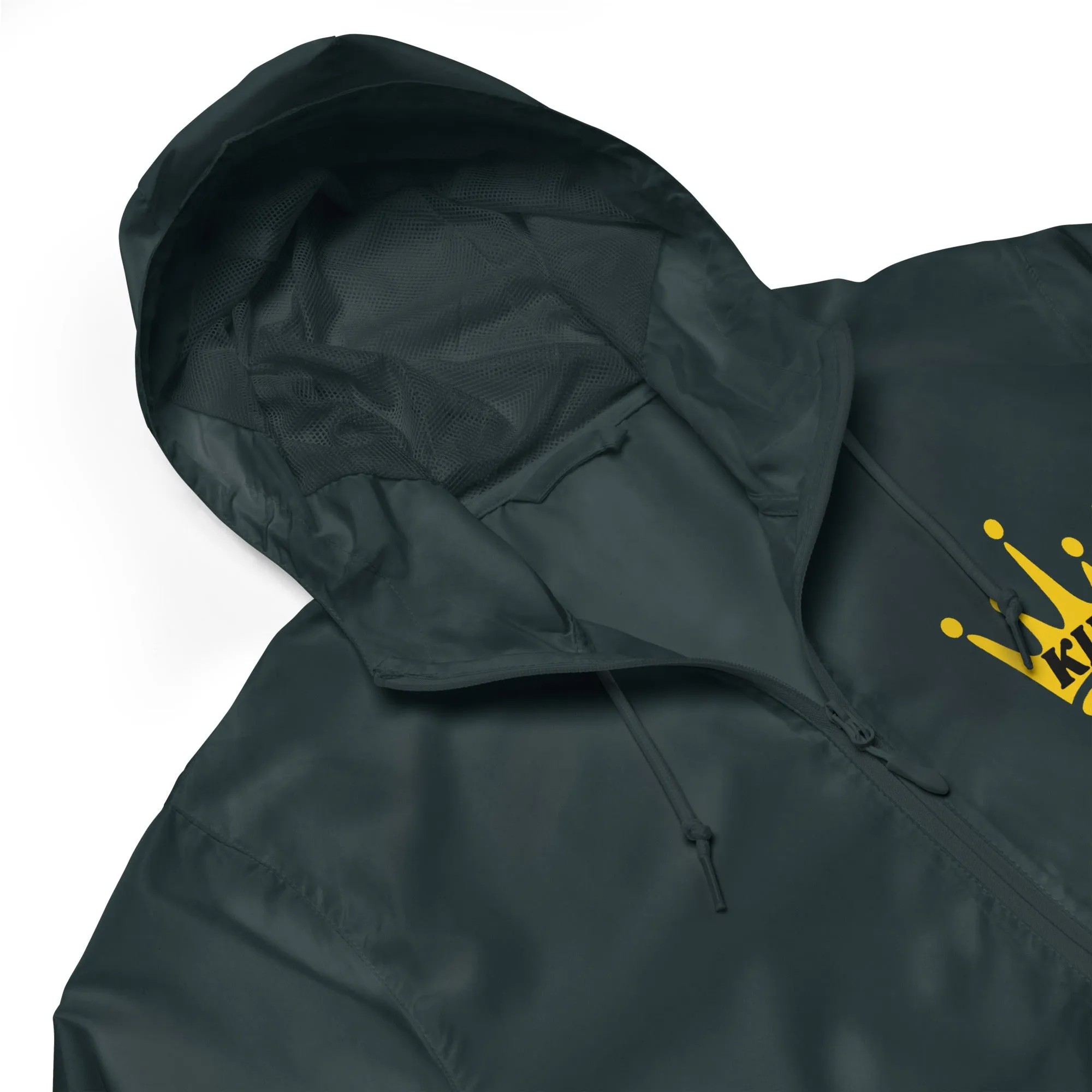 King Unisex lightweight zip up windbreaker