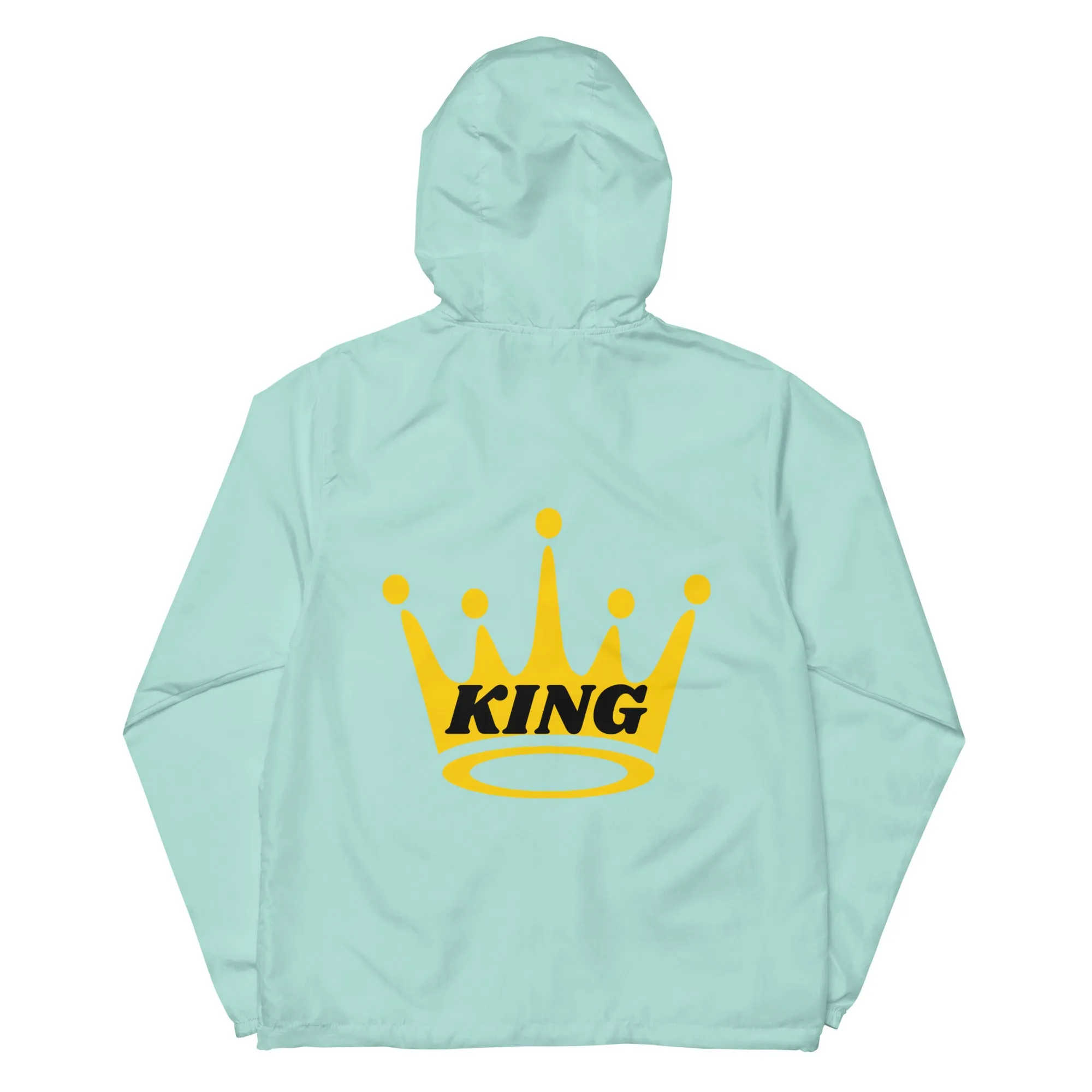 King Unisex lightweight zip up windbreaker