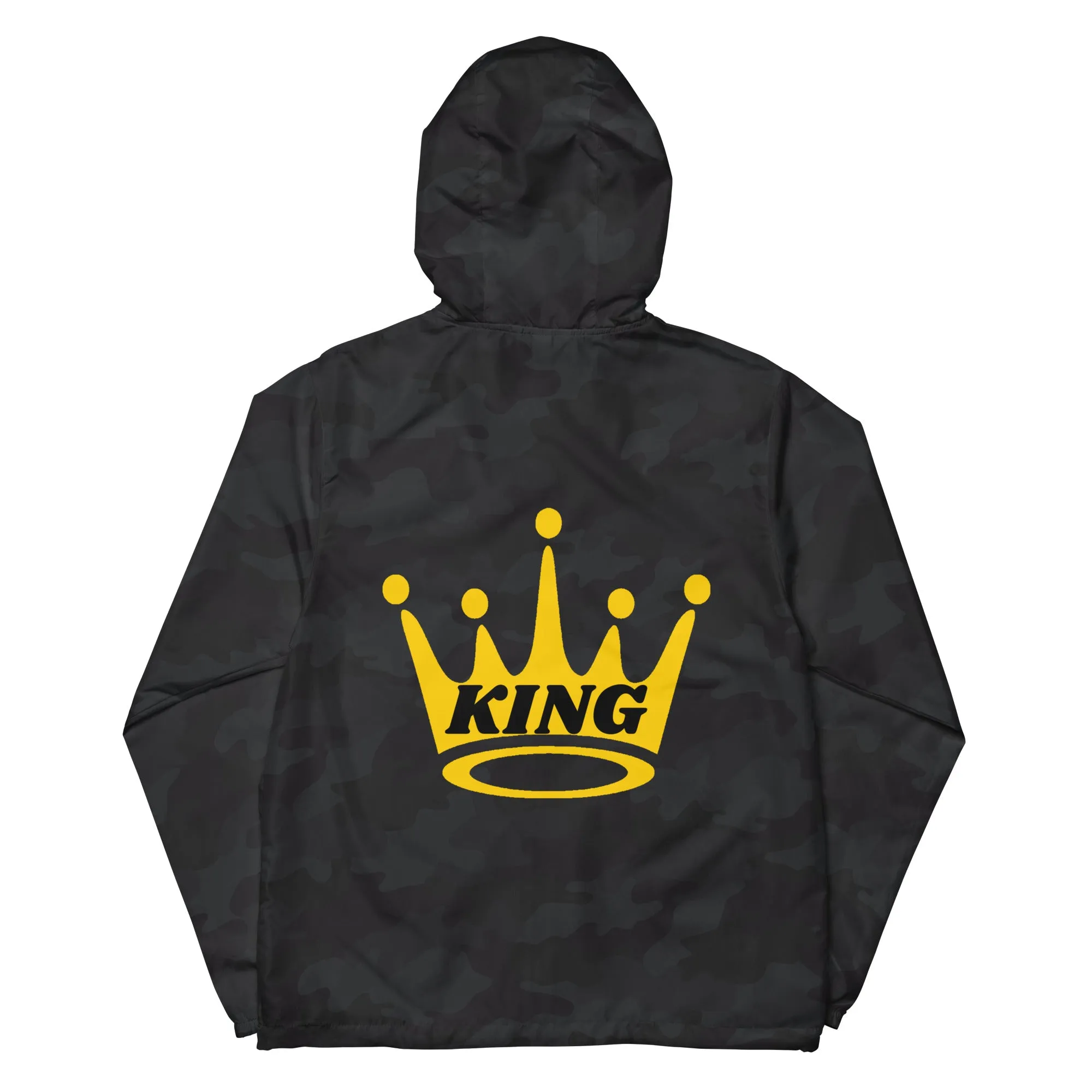 King Unisex lightweight zip up windbreaker