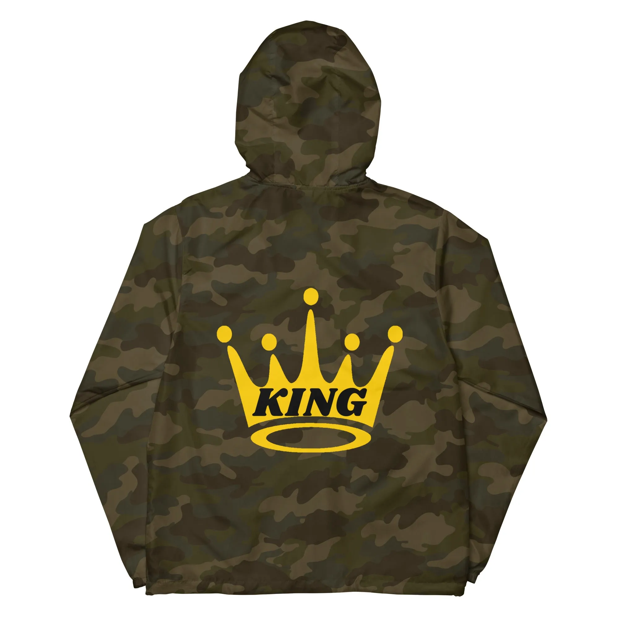 King Unisex lightweight zip up windbreaker