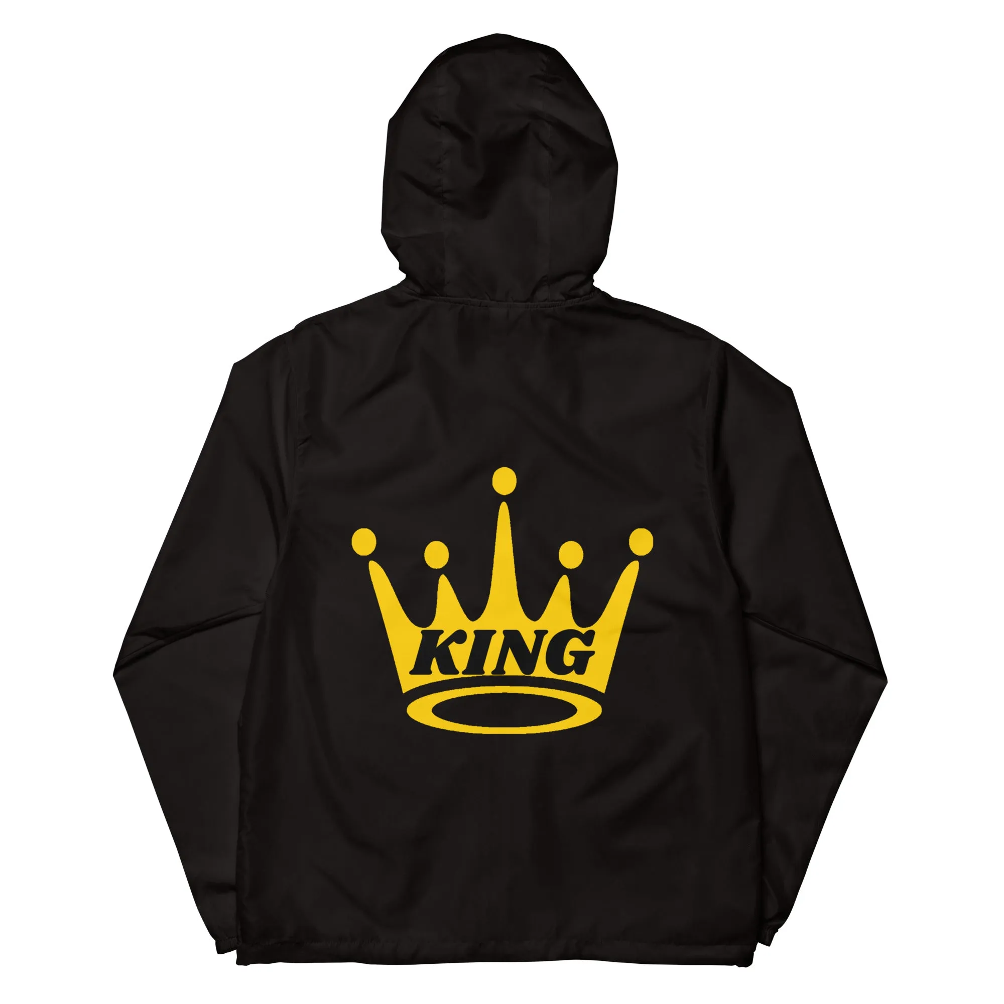 King Unisex lightweight zip up windbreaker