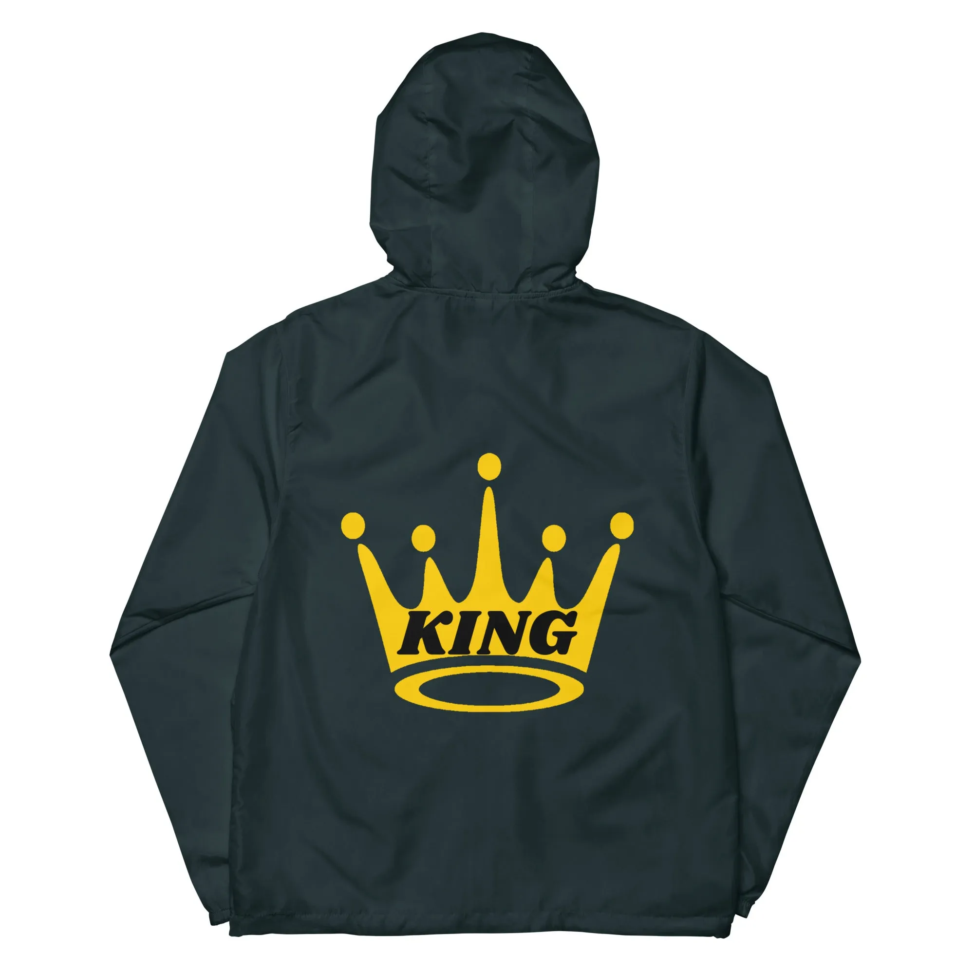 King Unisex lightweight zip up windbreaker