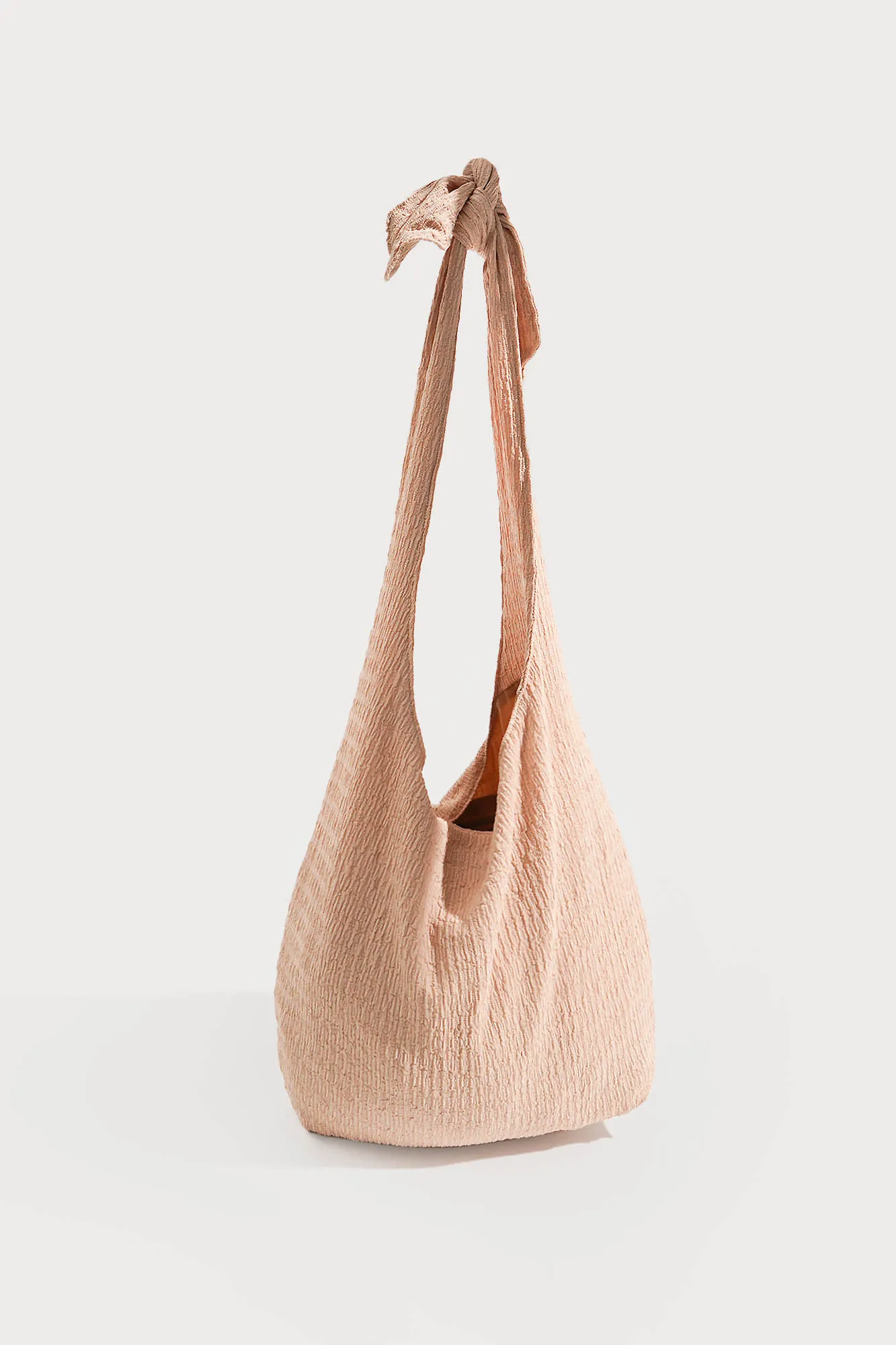 Knotted Handle Shoulder Bag