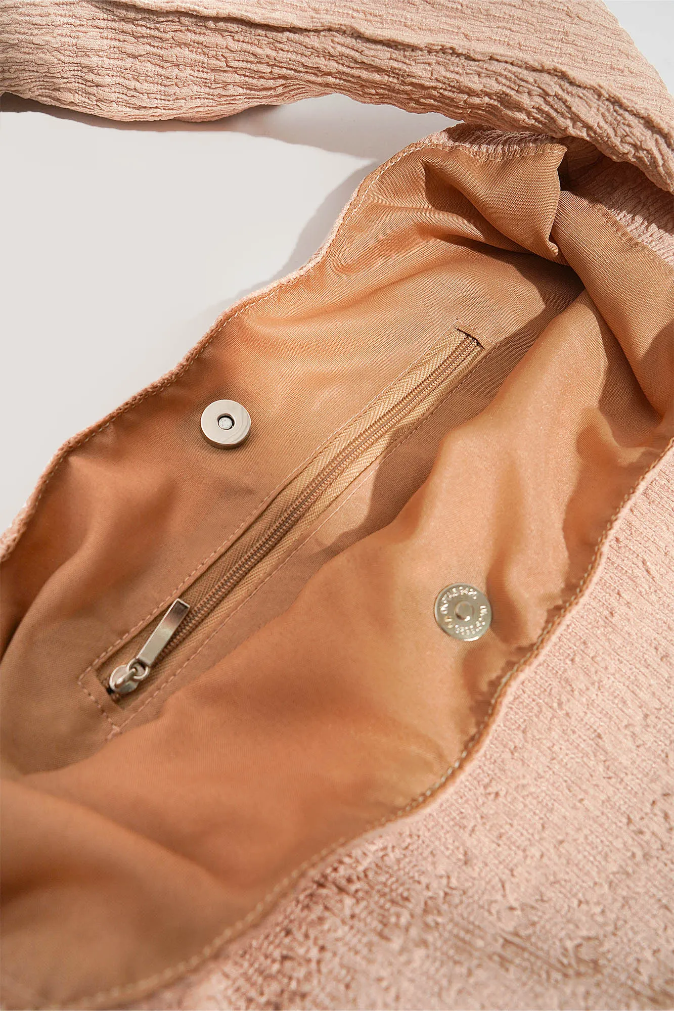 Knotted Handle Shoulder Bag