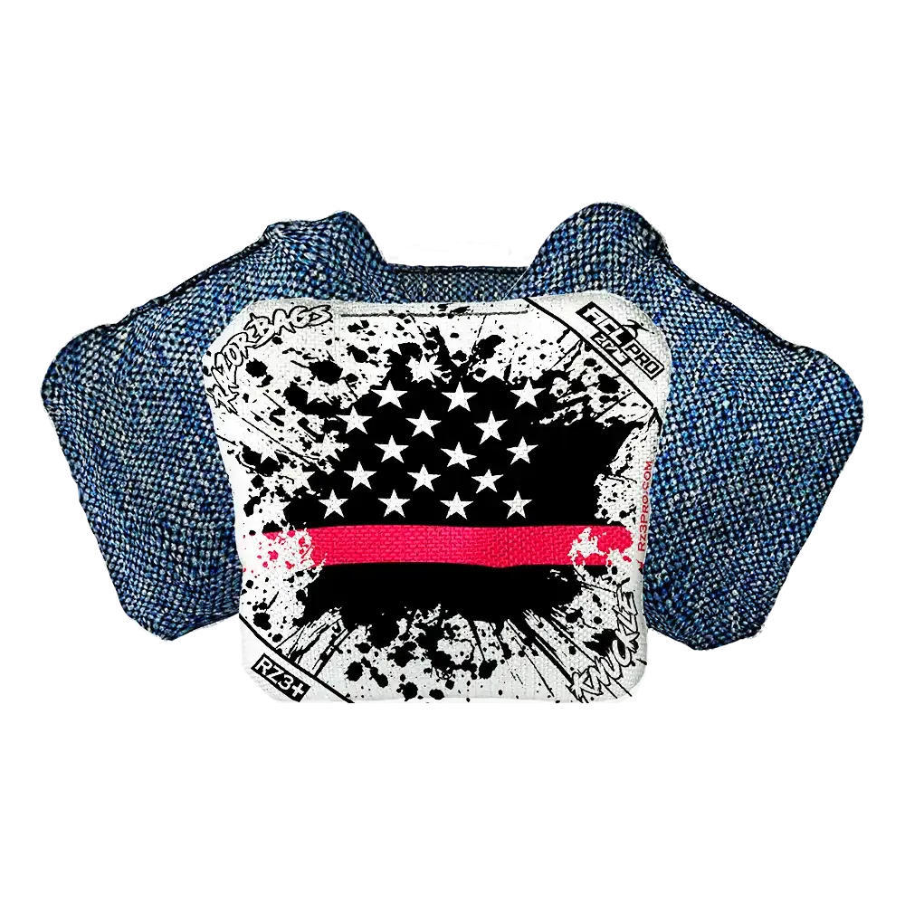 Knuckle | Red Line Flag | ACL PRO Razor Cornhole Bags