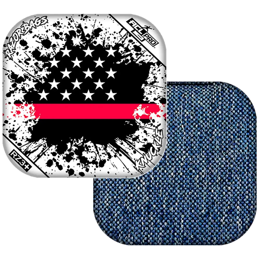 Knuckle | Red Line Flag | ACL PRO Razor Cornhole Bags
