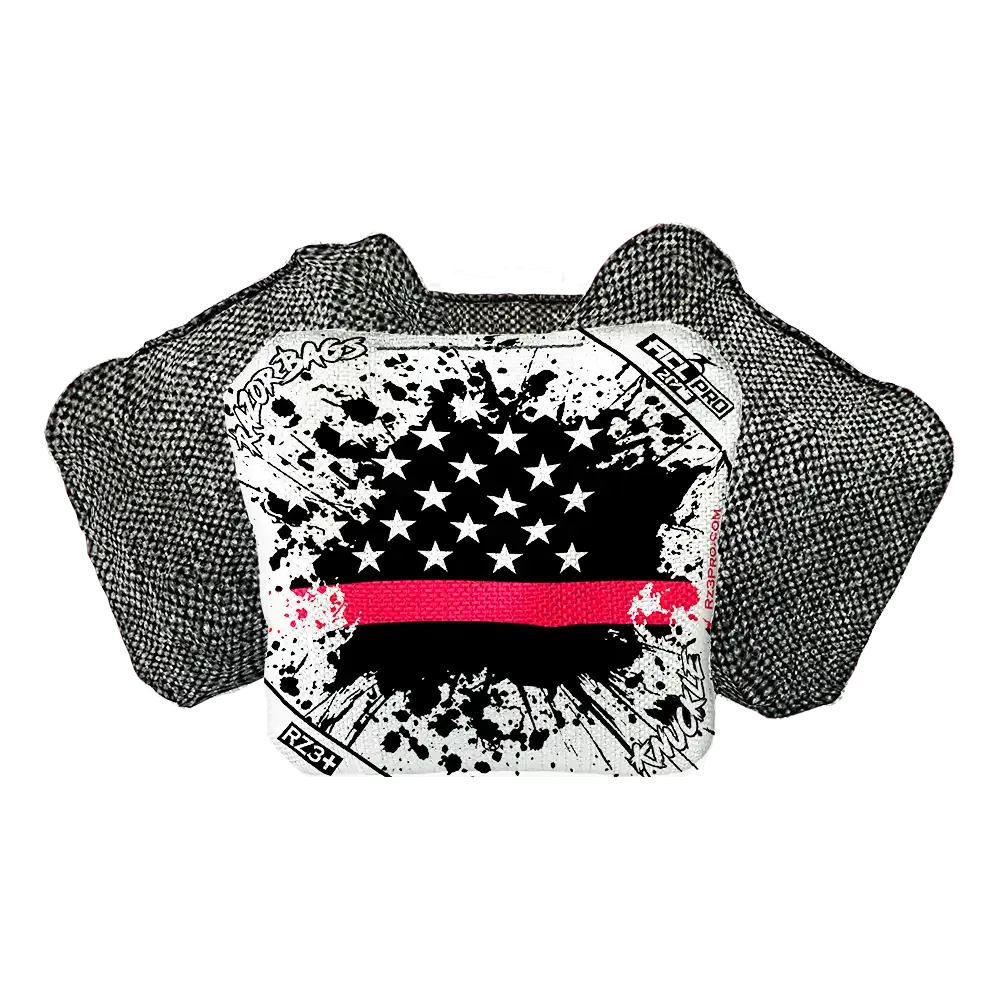 Knuckle | Red Line Flag | ACL PRO Razor Cornhole Bags