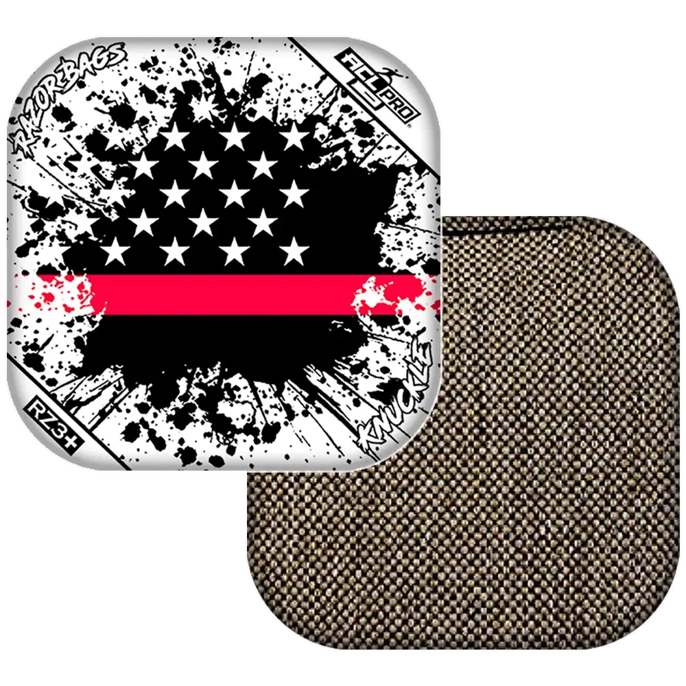 Knuckle | Red Line Flag | ACL PRO Razor Cornhole Bags
