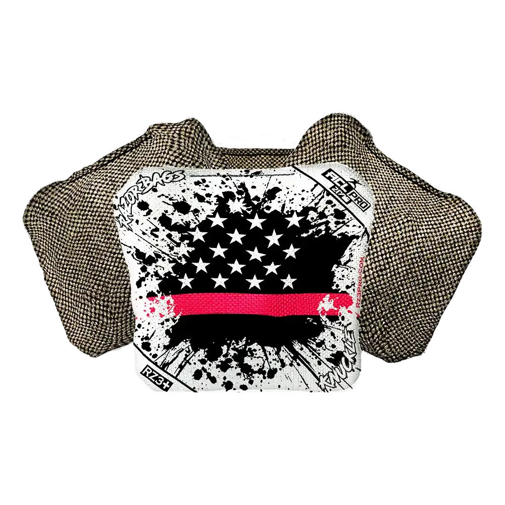 Knuckle | Red Line Flag | ACL PRO Razor Cornhole Bags