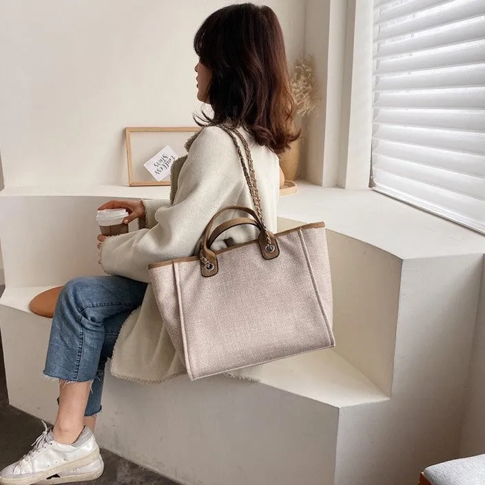 Large Canvas Tote