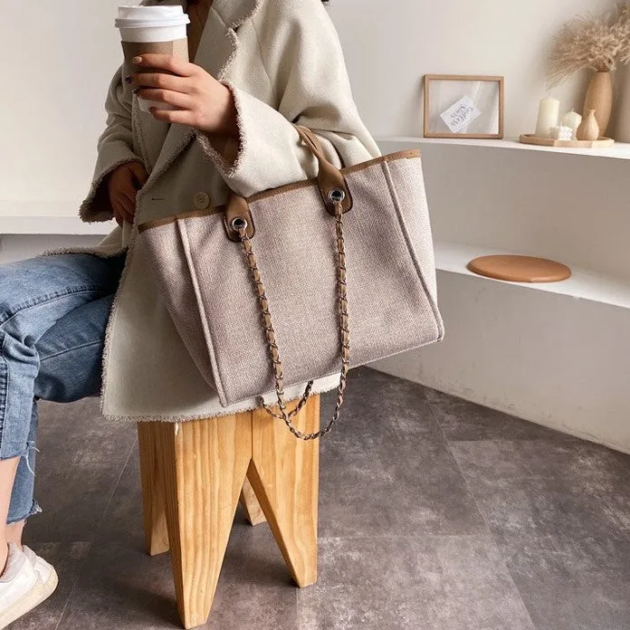 Large Canvas Tote