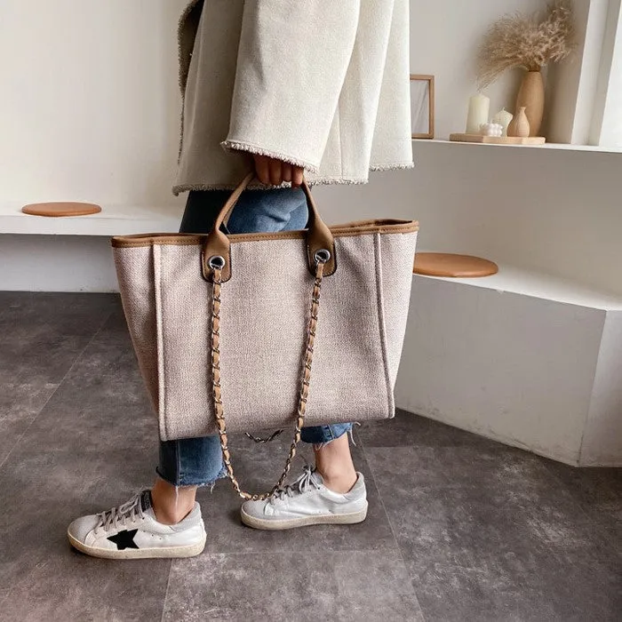 Large Canvas Tote