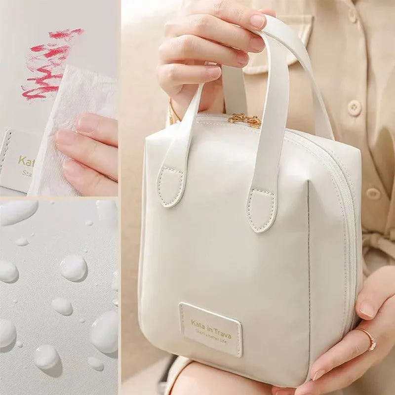 Large capacity waterproof cosmetic bag