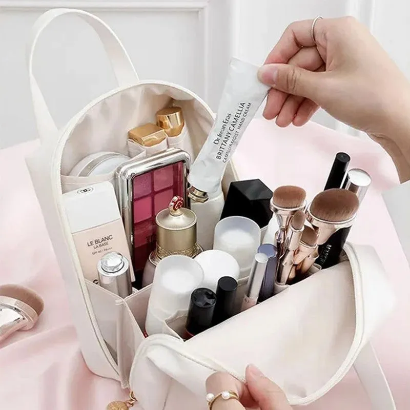 Large capacity waterproof cosmetic bag