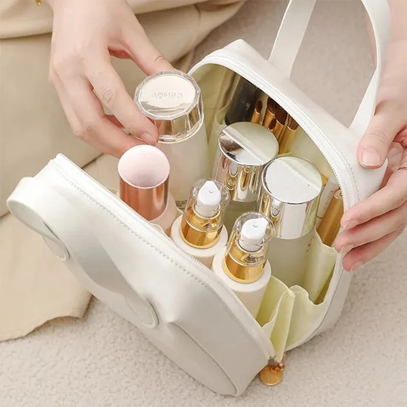 Large capacity waterproof cosmetic bag