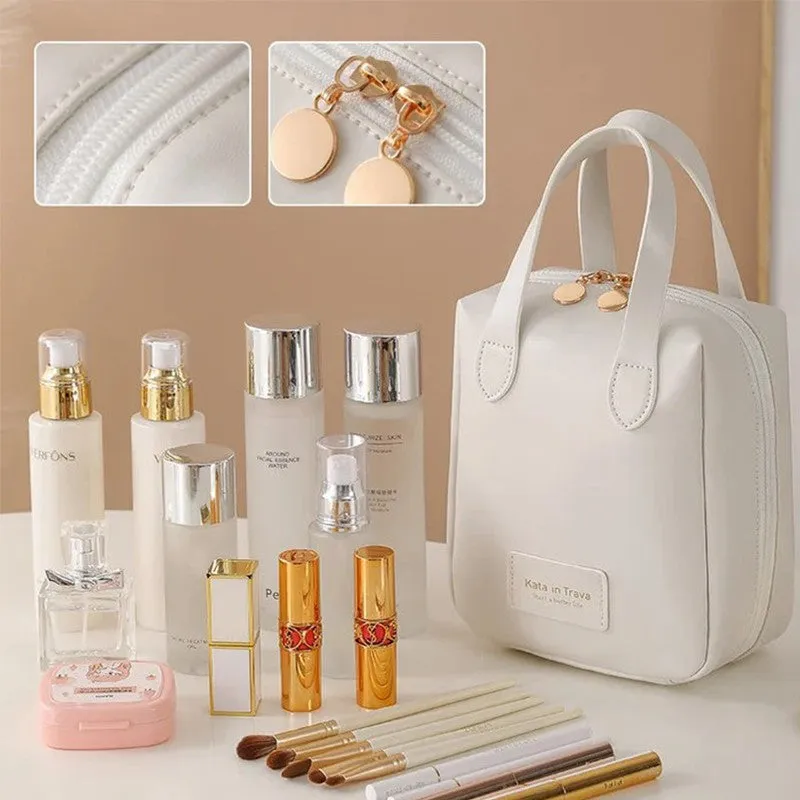 Large capacity waterproof cosmetic bag