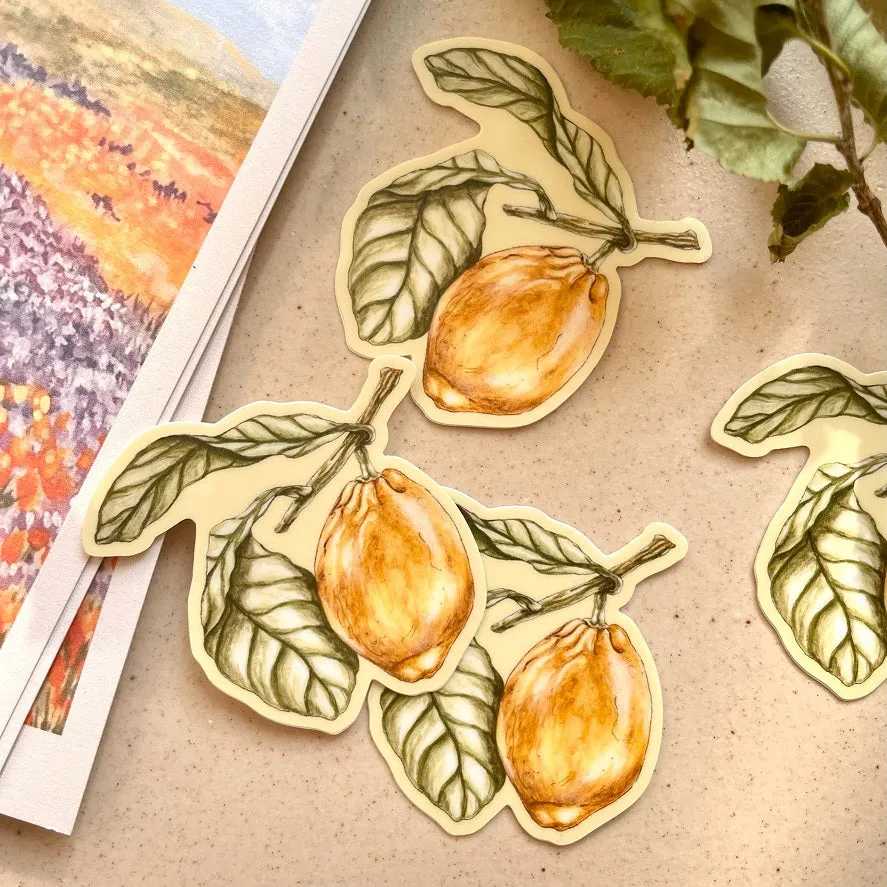 Lemon Branch Vinyl Sticker