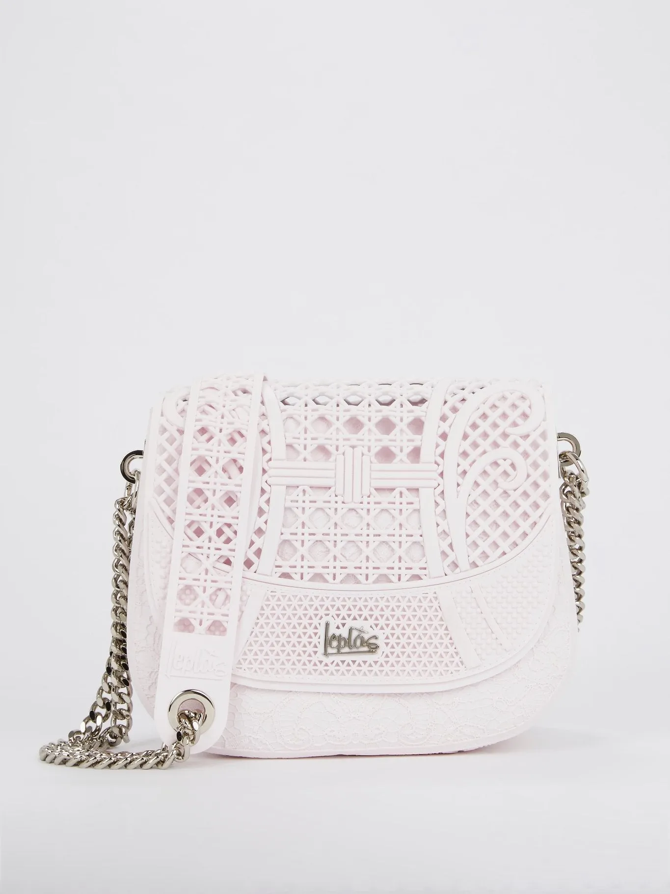 Light Pink Big Dafne Cesto Shoulder Bag