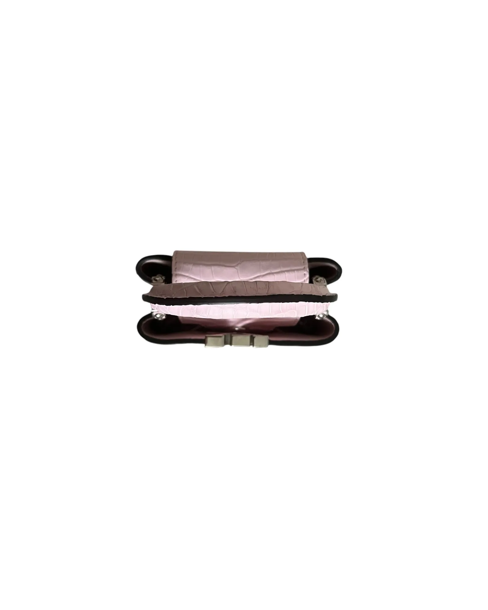 Louis Vuitton Nano Matte Crocodile Cupacines - light Pink