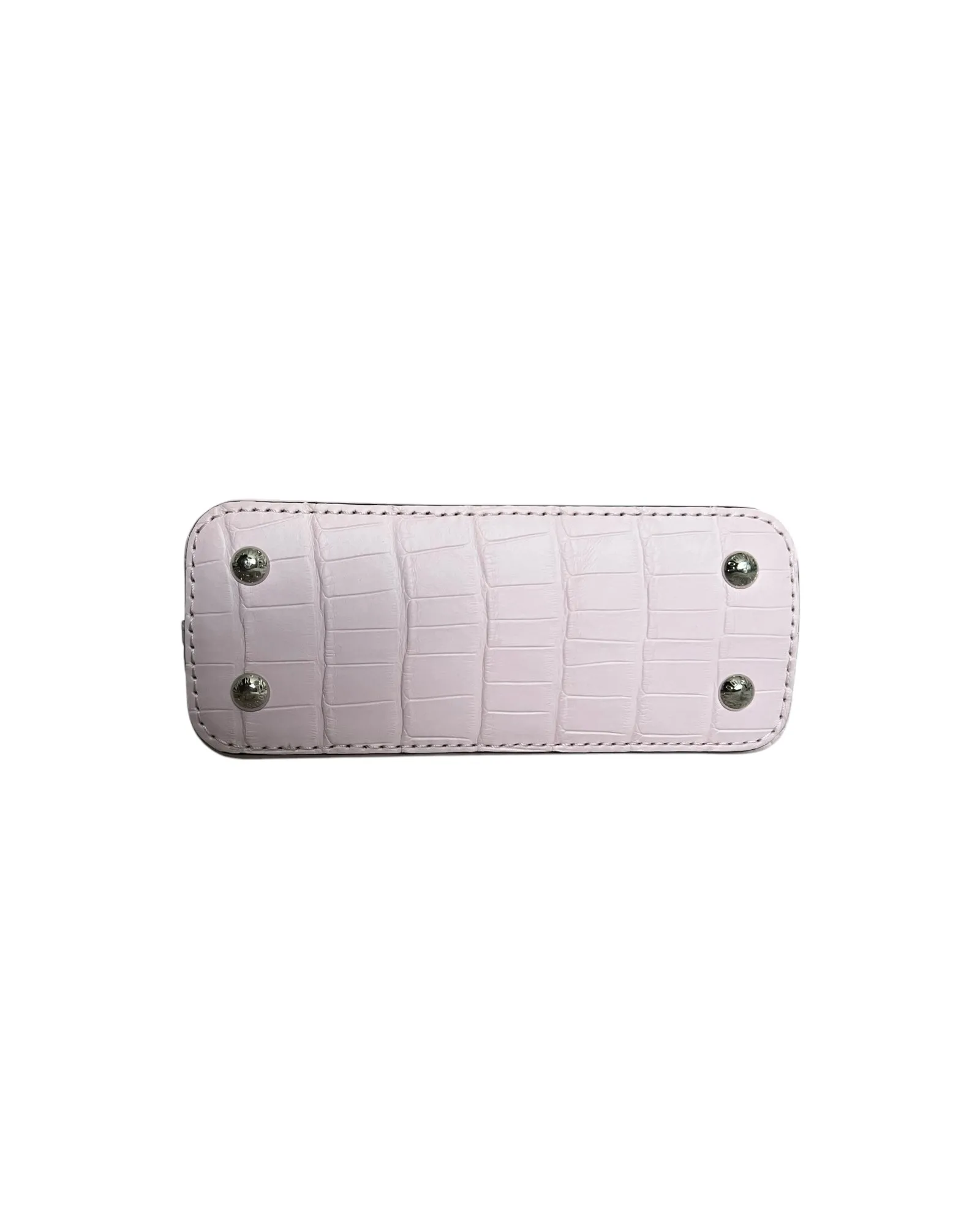 Louis Vuitton Nano Matte Crocodile Cupacines - light Pink