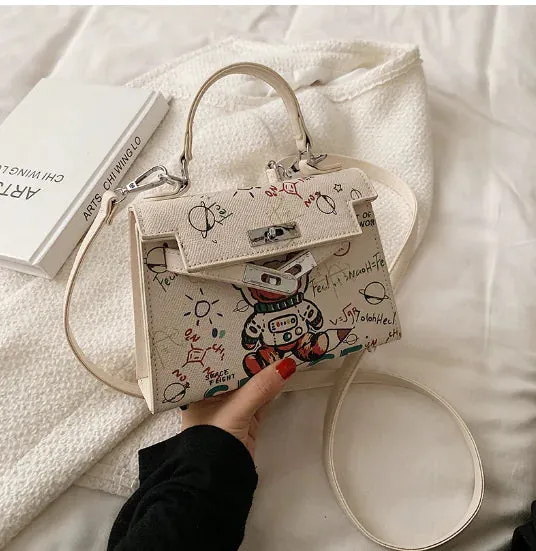 Lucia – Audrey Mini Graffiti Bag For Women