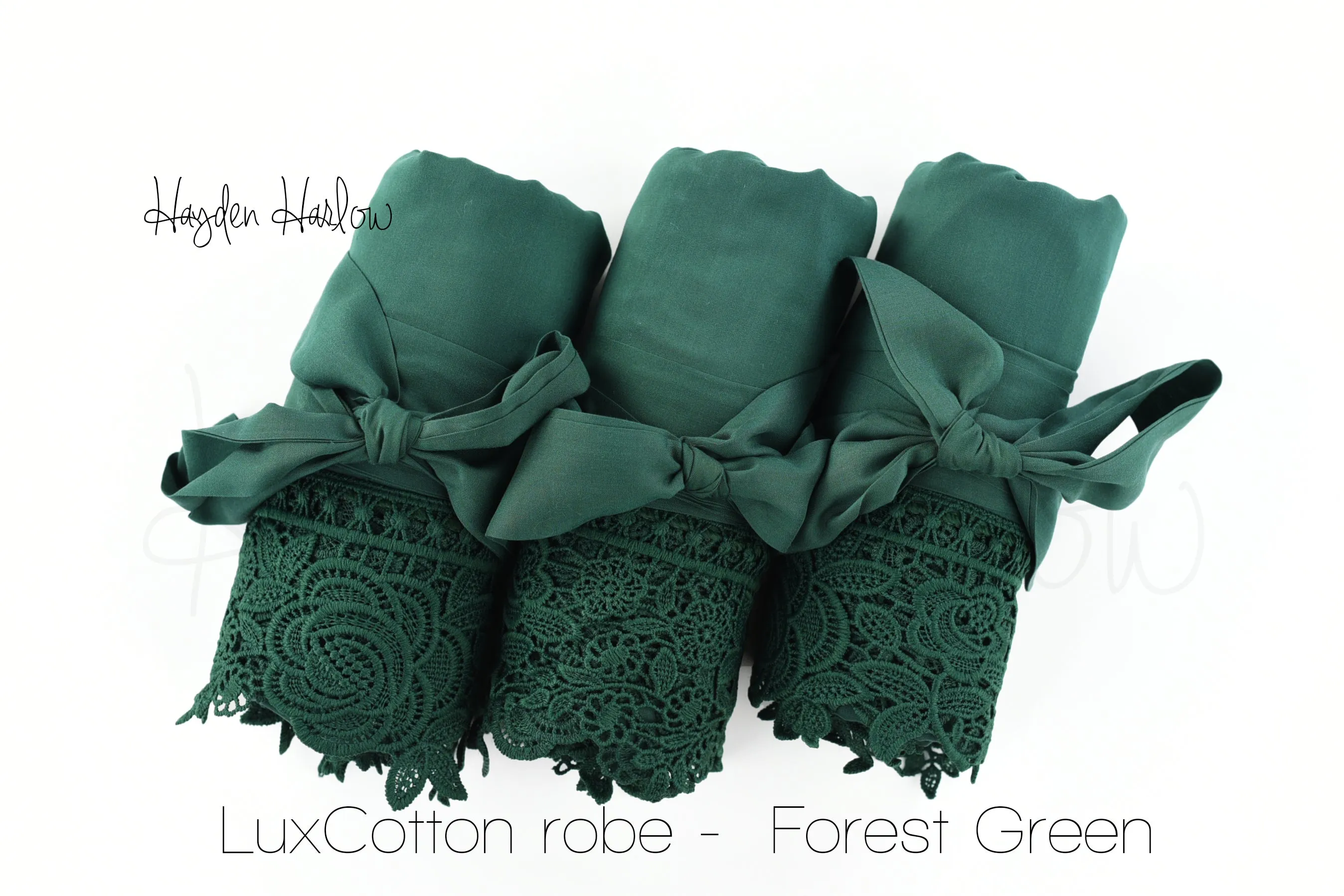 LuxCotton Robe- Forest