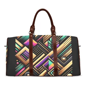 Luxe Prism Geometric Waterproof Duffel Bag