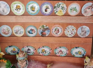 Magical Digital Easter Downloadable Plates, Bags And Bunny Boxes