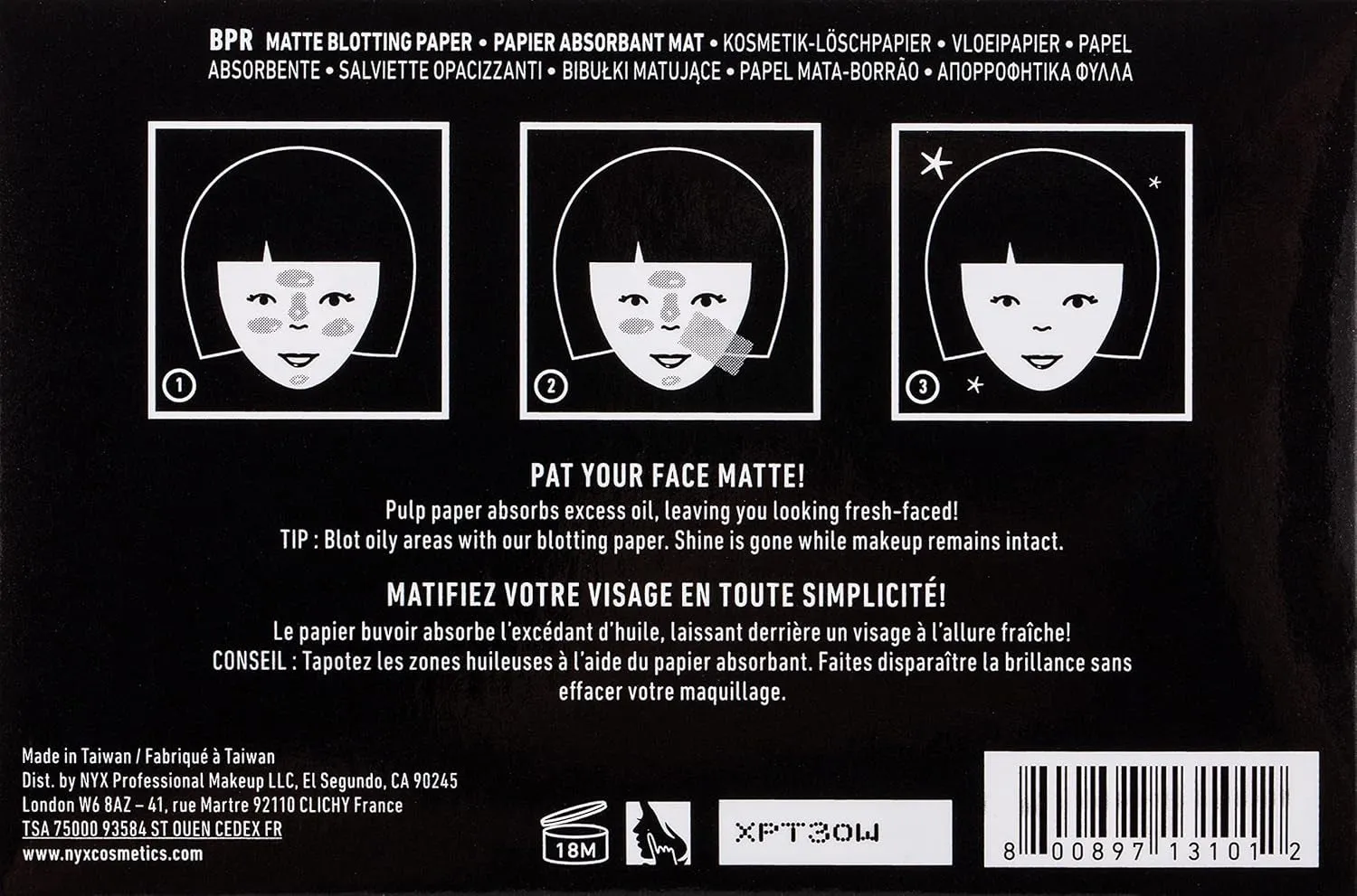 Matte Blotting Paper