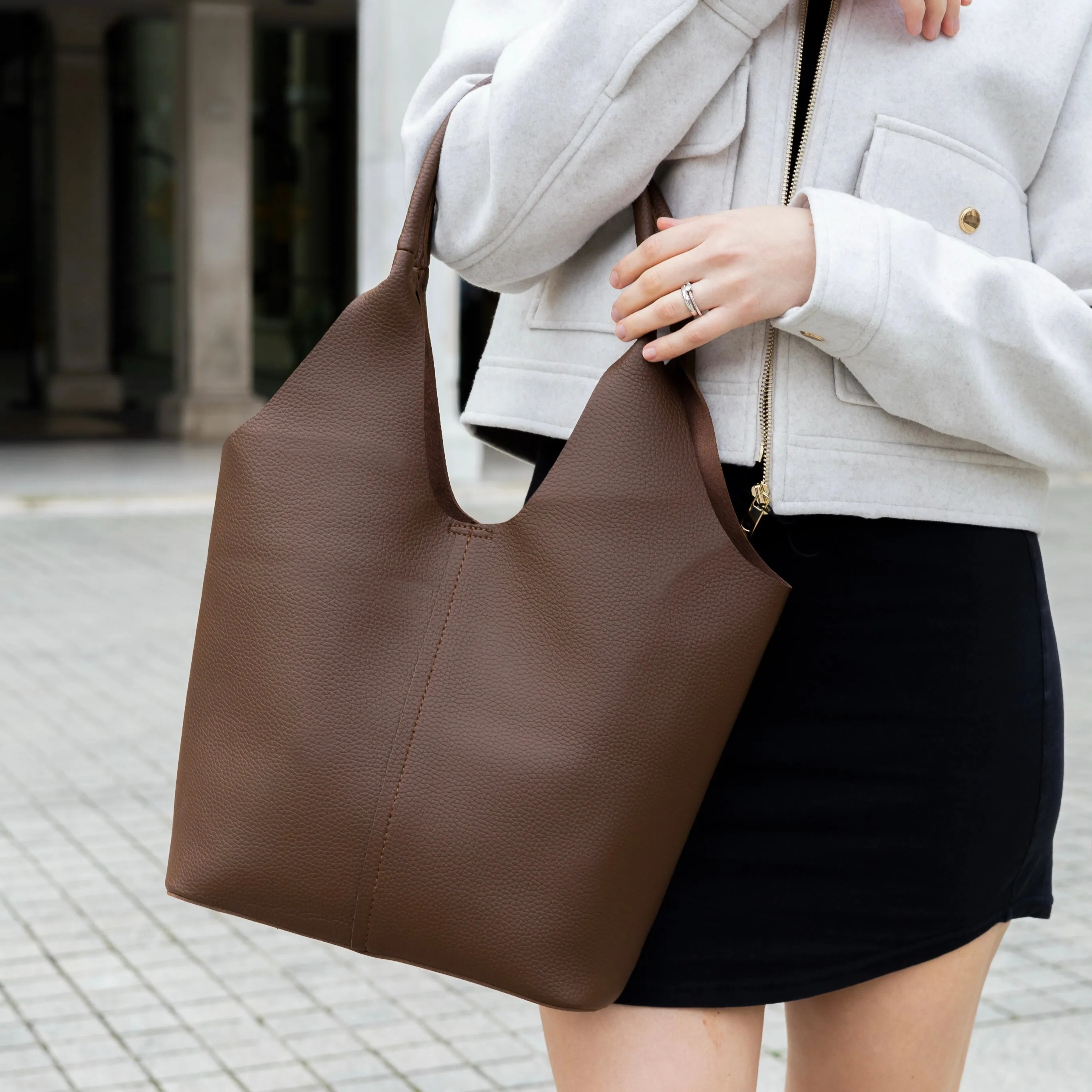 Maya Vegan Leather Tote
