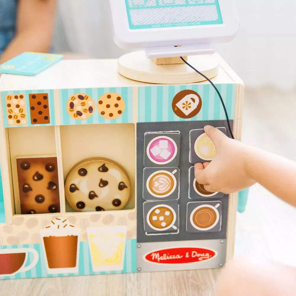 Melissa & Doug - Wooden Café Barista Coffee Shop