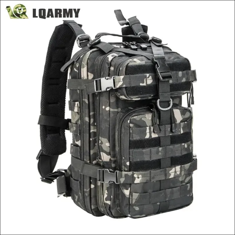 Men army military tactical backpack 1000d polyester 30l 3p softback outdoor waterproof rucksack