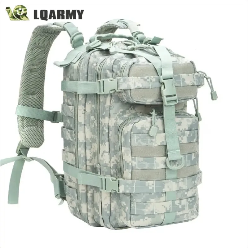 Men army military tactical backpack 1000d polyester 30l 3p softback outdoor waterproof rucksack