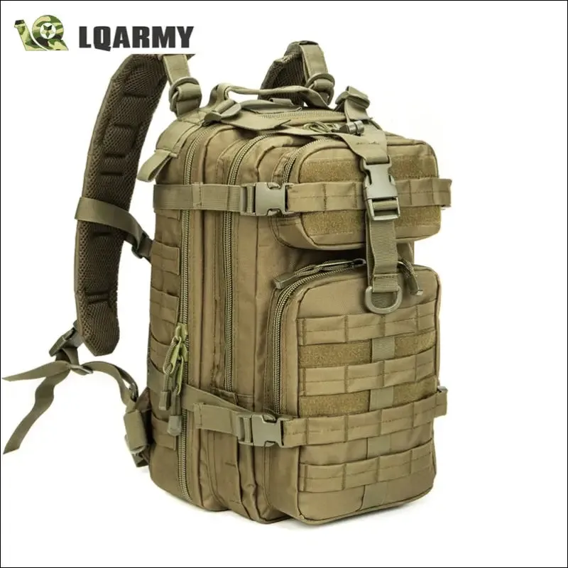 Men army military tactical backpack 1000d polyester 30l 3p softback outdoor waterproof rucksack