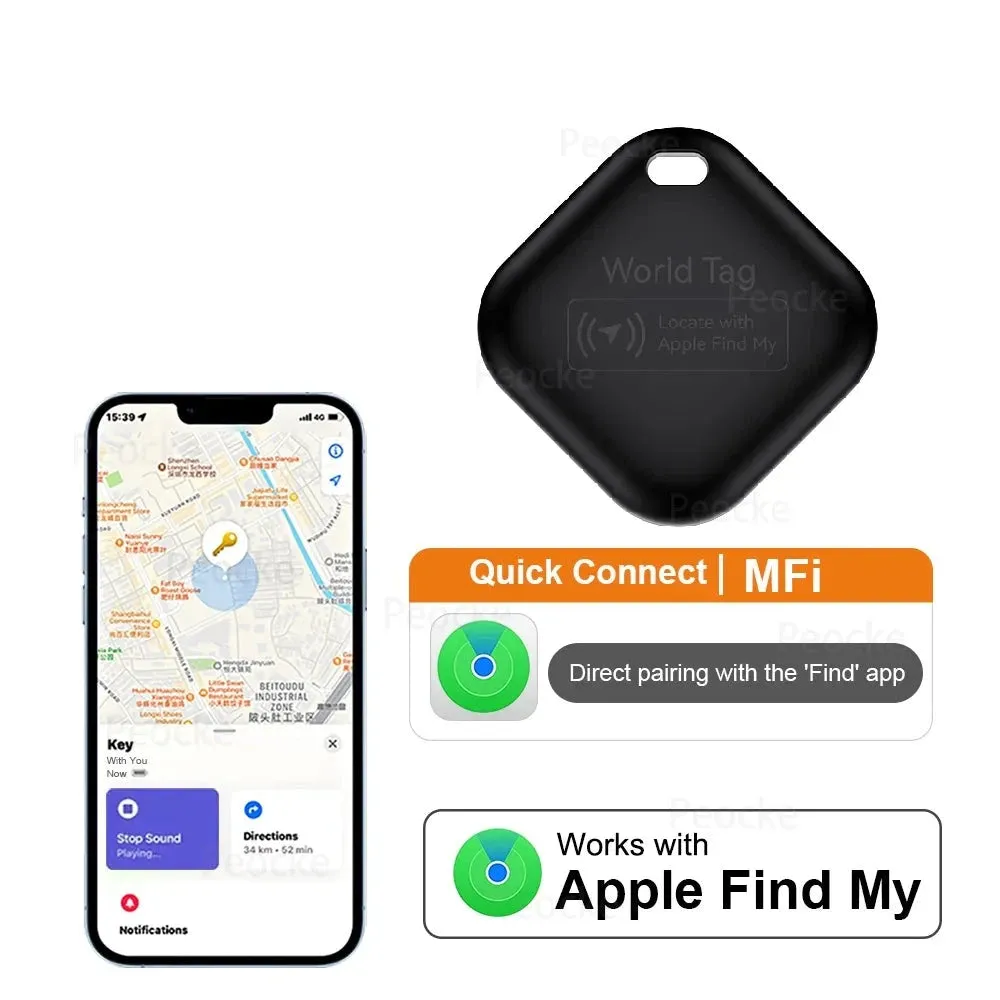 Mini GPS Tracker with Apple Smart Bluetooth Locator