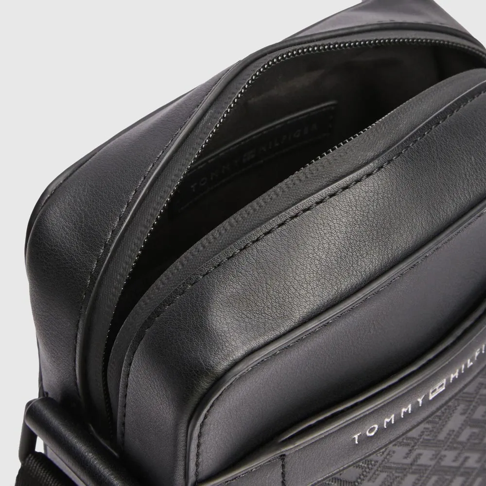 Monogram Mini Reporter Bag - Black