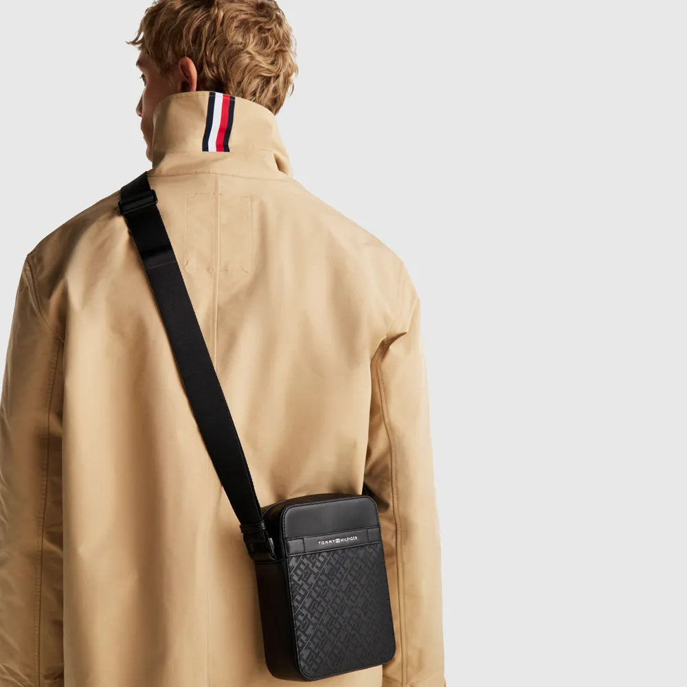 Monogram Mini Reporter Bag - Black