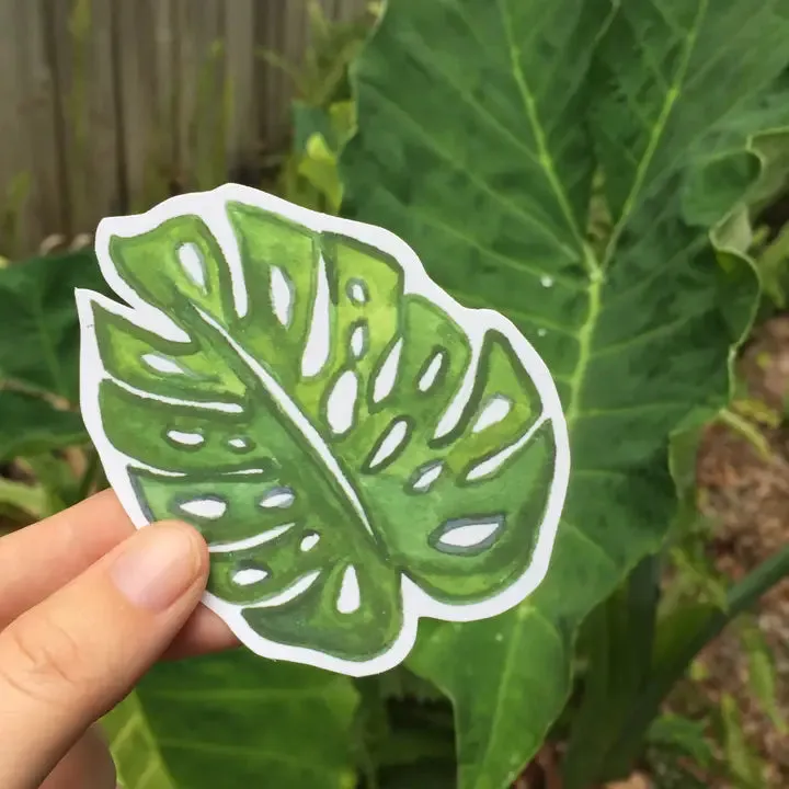 Monstera Leaf Sticker