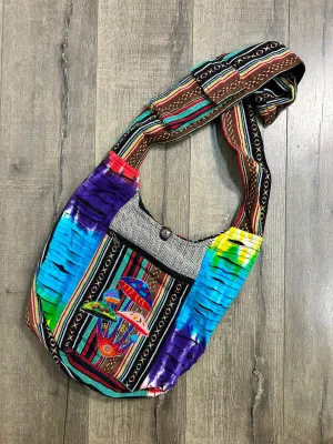 Mushroom Embroidered Shoulder Bag