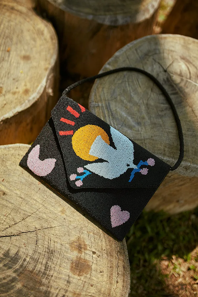 Myriam's Sky Beaded Clutch (Limited Edition)